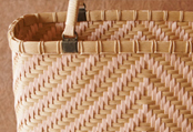 片枡網代編みかごバッグ